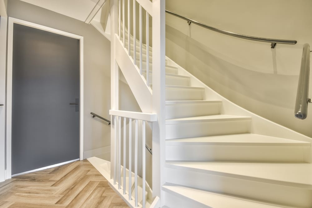 Space saving stairs for loft conversion storage ideas in south west london