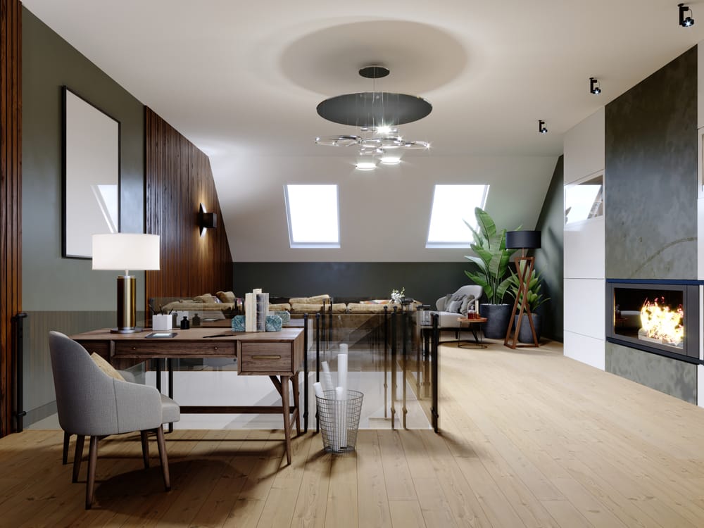 Loft lighting ideas and attic lighting ideas in south london