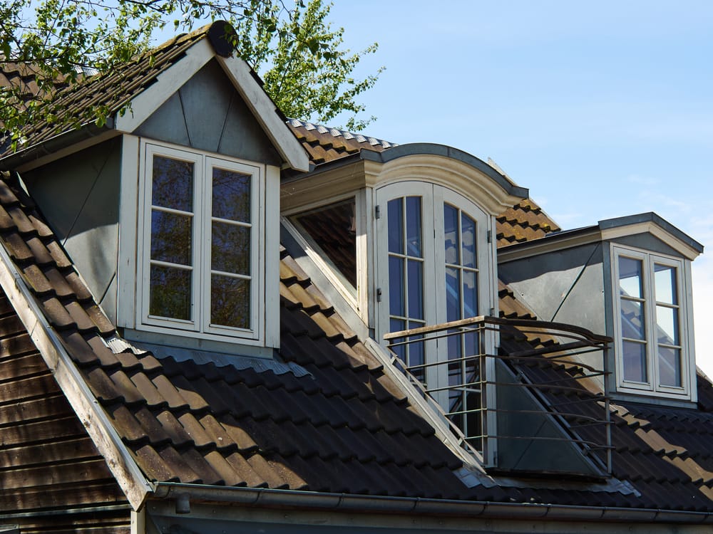 Dormer balcony window