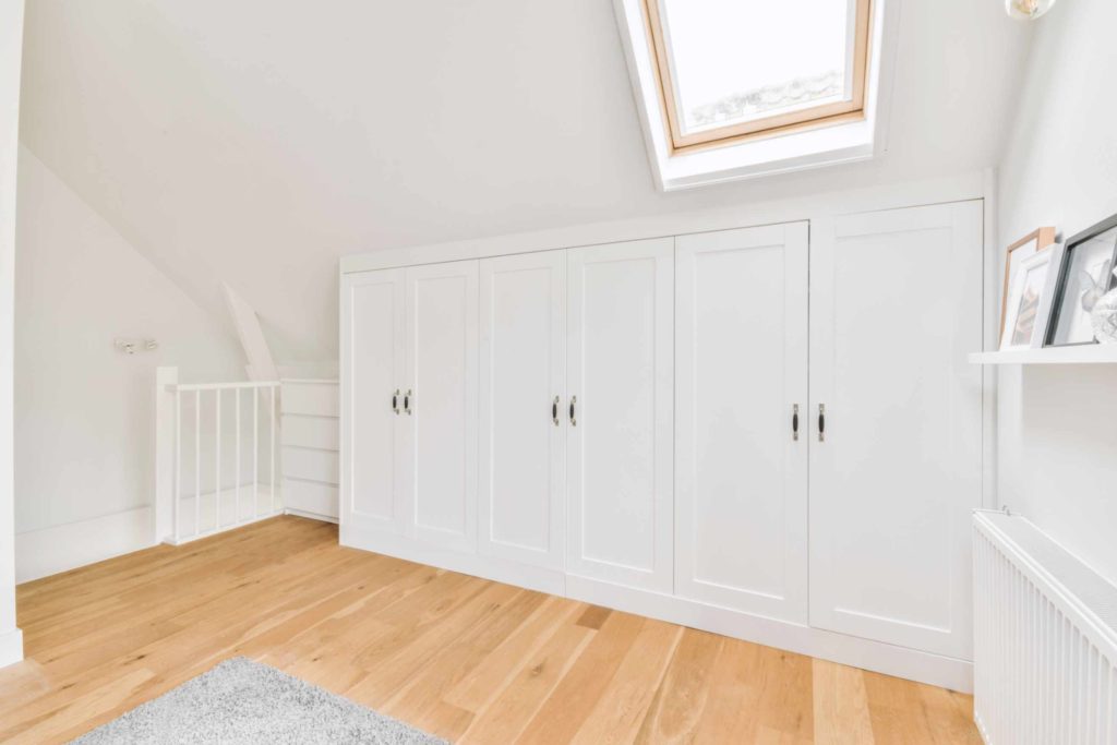 Wardrobes for loft rooms